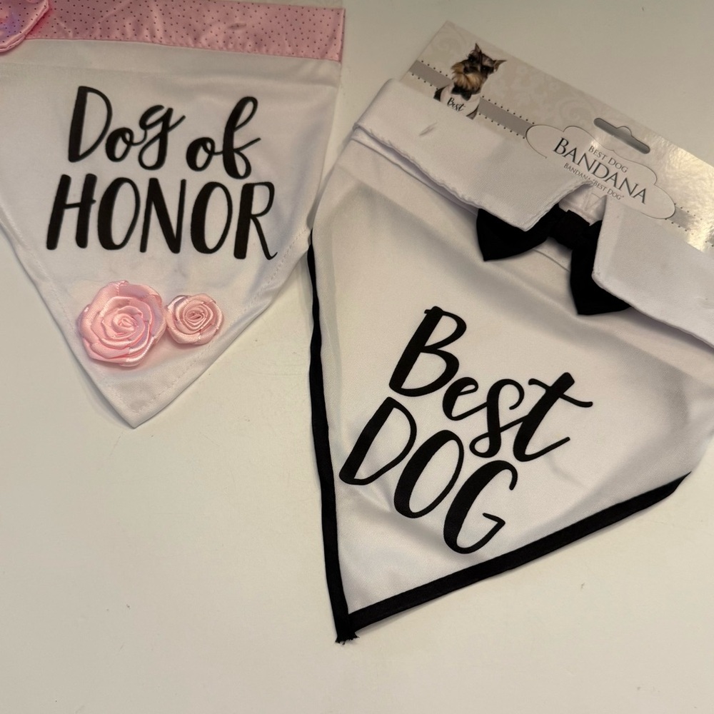 Dog of Honor and Best Dog bandanas for your favorite furry friends by Amscan.